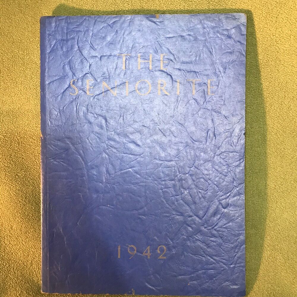 1942 The Seniorite Yearbook Huntingburg High School IN Great Vintage Photosl